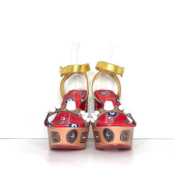 NEW Christian Louboutin Movida Athina 130 Platform Sandals 36 - Picture 6 of 11